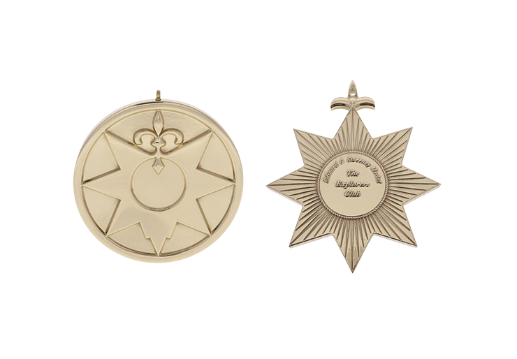 Custom gold star medallions